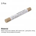 Uxcell Furniture Repair Crayons 3pcs Wood Wax Filler Stick Markers Touch Up For Scratches Holes Tables Desks Wooden Floors