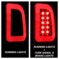 Acanii Black Led Tube Tail Lights Brake Lamps Left Right Replacement For 2008-2016 Ford F250 F350 F450 Sd Superduty