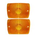 Turn Signal Light Pair For Jeep Wrangler Yj 1994 1995 Driver And Passenger Side Standard Type Replacement Ch2520140 55055077 