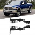 Headlight Mounting Bracket Qiilu Panel Housing Right Left 68222826ab Fit For Ram 1500 2500 3500 1 Pair