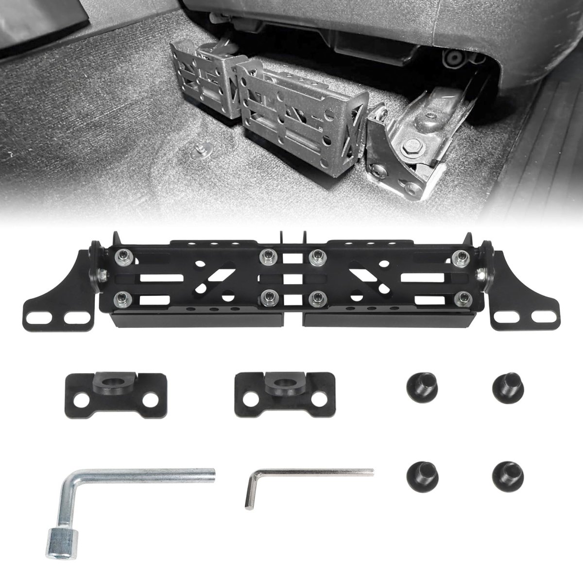 Front Seat Bracket Storage Tray And Molle Panel Organizer For Toyota Tacoma 2005 2023 4runner 2003 Fj Cruiser Highlander Lexus