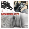 Front Seat Bracket Storage Tray And Molle Panel Organizer For Toyota Tacoma 2005 2023 4runner 2003 Fj Cruiser Highlander Lexus