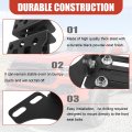 Front Seat Bracket Storage Tray And Molle Panel Organizer For Toyota Tacoma 2005 2023 4runner 2003 Fj Cruiser Highlander Lexus