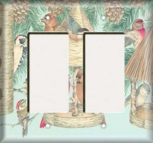 Double Rocker Plate Bird Jamboree