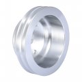 X Autohaux Vehicle Crankshaft Pulley Long Water Pump Double Groove Crank For Chevy Sbc 350 Engine