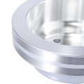 X Autohaux Vehicle Crankshaft Pulley Long Water Pump Double Groove Crank For Chevy Sbc 350 Engine