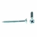 Prime-line Wood Screw Flat Head Phillips 8 X 1-1 2 In Zinc Plated Steel Pack Of 100