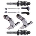 Front Control Arm Suspension Parts Tie Rod End Strut Spring Assembly Fits 2001-2010 For Volkswagen Type 1 2001-2006 Golf 