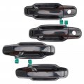 Carbbia 4-pack Exterior Door Handles Front Back Left And Right For Kia Sorento 2003-2009 82650-3e010 82660-3e010 