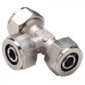 1 Duratec Nickel Plated Brass Tee 1 