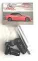 12x1 5 Spline Tuner Lug Nuts Wheel Locks 4 Lugs 1 Key Included 12mmx1 50 Thread Size Black 