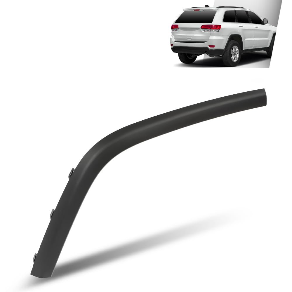 Rear Right Passenger Side Wheel Opening Molding Arch Trim For Jeep Grand Cherokee 2011 2021 Black Smooth Style Fender Flare