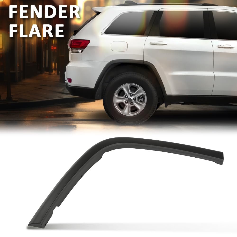 Rear Right Passenger Side Wheel Opening Molding Arch Trim For Jeep Grand Cherokee 2011 2021 Black Smooth Style Fender Flare