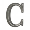 Monogram Letter C Door Knocker Nickel 