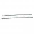 A-premium Fuel Tank Straps Compatible With Chevrolet Corvette 1963-1969 V8 5 3l 4l 7l 6 5l 7 0l 2-pc Set