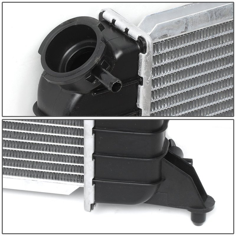 Dna Motoring Oem-ra-1531 Oe Style Direct Fit Aluminum Core Radiator For 94-03 Chevy S10 Sonoma 2 2l 23-5 8 W X 14-7 H 5 D 1-5