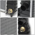 Dna Motoring Oem-ra-1531 Oe Style Direct Fit Aluminum Core Radiator For 94-03 Chevy S10 Sonoma 2 2l 23-5 8 W X 14-7 H 5 D 1-5