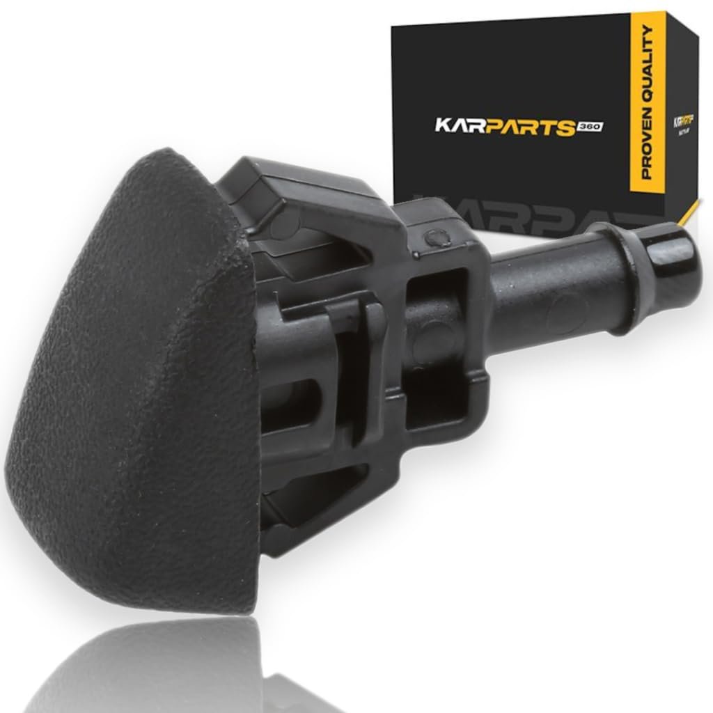 Windshield Washer Nozzle For Chevy Silverado 3500 2015 To 2018 Black Plastic With Clip Attachment Alx-pau-ac-23181646-cla1