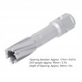 Steel Plate Drill Bit Annular Cutter Precise Metric For Cast Iron 17mm