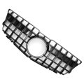 Front Upper Hood Bumper Grille For Mercedes-benz Glk280 2009 Kidney Grill Gloss Black