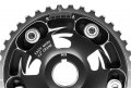 Vms Racing Adjustable Fang Cam Gear In Gunmetal Anodized Machined Cnc Billet Aluminum Compatible With Honda Civic D15 6 1 5l 1