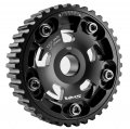 Vms Racing Adjustable Fang Cam Gear In Gunmetal Anodized Machined Cnc Billet Aluminum Compatible With Honda Civic D15 6 1 5l 1