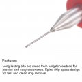 Uxcell Micro Pcb Drill Bit Set 1 8 Shank 0 4mm Solid Tungsten Carbide Cnc Engraving Print Circuit Board Bits Rotary Tool 10pcs