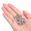 Double Wire Spring Hose Clamp 50pcs 65mn Steel 10mm Inner Dia Fit 11mm-11 4mm Od Fuel Line Silicone Tube Clips Silver Tone 
