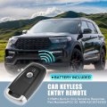 X Autohaux 2pcs 315mhz M3n-a2c93142300 Replacement Smart Proximity Keyless Entry Remote Fob For Ford Ecosport Explorer Edge