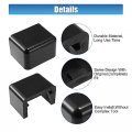 X Autohaux 2 Pcs Hood Bumper Bushing Channel Slide For Peterbilt 365 Black