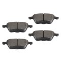 Front Disc Brake Pad Set D1111 Semi Metal 4 Piece With Hardware For Audi A4 A6 S4 2004 To 2011 