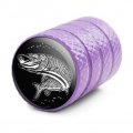 Musky Fishing Illustration Valve Stem Caps For Tire Rim Wheel Aluminum Purple