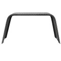 Recpro Trailer Steel Fender Round And Flat Top Diamond Smooth Design Made In Usa Diamond Plate 9 X 34 17