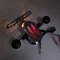Httmt- Motorcycle Chrome Smoke Metal Flame Brake Tail Light Signal Compatible With Cruiser Chopper Bike P N Xh3118b-c-01-cd
