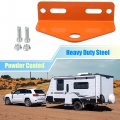 X Autohaux Turn Mower Trailer Hitch 5 Lawn Accessories Carbon Steel Mount For Most Towing Lawnmowers Orange