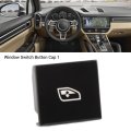 Window Switch Button Cap With Scratch Proof Abs Lightweight Cover For 2018 To 2024 Easy Installation A Quick Upgrade Black