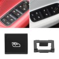 Window Switch Button Cap With Scratch Proof Abs Lightweight Cover For 2018 To 2024 Easy Installation A Quick Upgrade Black