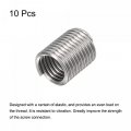 Uxcell Wire Thread Inserts 1 2-13 Unc 2 0d 304 Stainless Steel Helical Type Coiled Screw Repair Threaded Sleeve Sheath 10pcs
