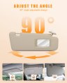Ocpty Right Passenger Side Beige Sun Visor With Sunroof Fit For 2008 2009 2010 2011 2012 2013 Toyota Highlander 74310-48520-e0