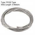 Uxcell Thermocouple Wire 3 Core Extension Cable High Temperature Fiberglass Insulation 16ft