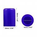 X Autohaux 5 Pcs 16mm 0 63 Silicone Hose Cap Intake Vacuum Tube End Plug For Car Blue