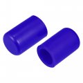 X Autohaux 5 Pcs 16mm 0 63 Silicone Hose Cap Intake Vacuum Tube End Plug For Car Blue
