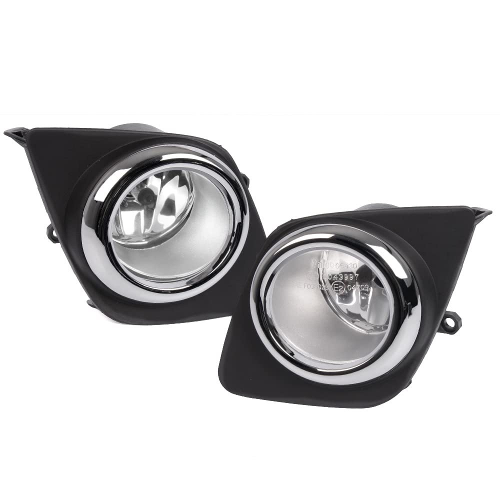 Front Bumper Fog Light Lamp Assembly For 2009 2012 Toyota Rav4 Clear Halogen Left And Right Pair 8122006071 521280r010