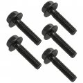 Caltric 5x Flanged Head Clutch Bolt Compatible With Yamaha Yzf750r 1996 1997 1998 95817-06025-00