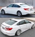 Vip Glossy Black Rear Window Roof Spoiler Compatible With 2018-2022 Honda Accord 10th Gen Sedan