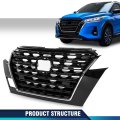 Pit66 Front Bumper Upper Grill Grille For Nissan Kicks 2020 2021 2022 2023 Parrilla Para 623105r05a