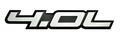 4 0l Liter Embossed Silver On Black Highly Polished Real Aluminum Auto Emblem Badge Nameplate For Chrysler Pacifica Town And