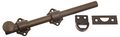 Rockwood 630-8 10b Solid Brass Surface Bolt With Universal And Mortise Strike 2 Guide 8 Length Bronze Satin Oxidized Oil Rubbed 