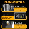 Auxbeam Led Fog Lights With White Drl Amber Turn Signals For Ford F250 F350 F450 F550 Super Duty 2005 2006 2007 Bumper Driving