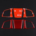 Jupizeus Carbon Fiber For Bmw Car Steering Wheel Button Decoration Sticker Interior Trim Z4 Roadster E89 2009 2010 2011 2012